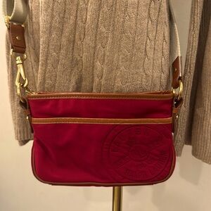 Ralph Lauren Red Crossbody Bag with Gold-Tone Hardware